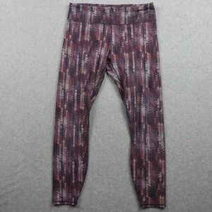 Fabletics Leggings Womens Medium Mid-Rise PowerHold Salar Yoga Pants Chevron